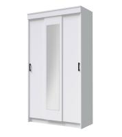 Шкаф-Купе Эко Былый гладкий бел. фон